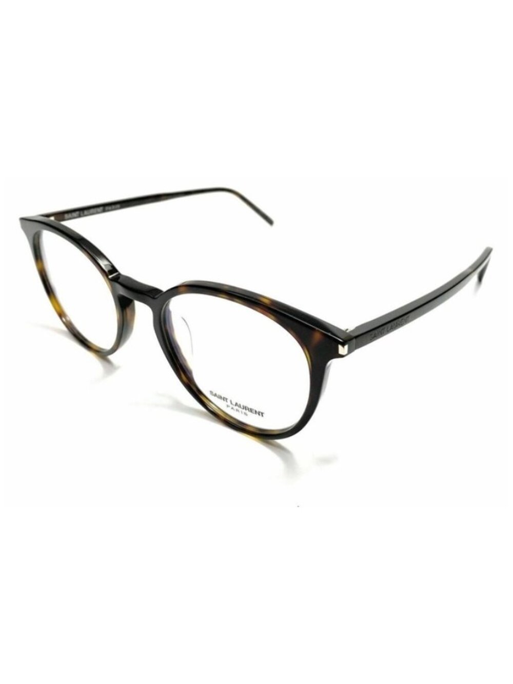 New Yves Saint Laurent Men  HAVANA Eyeglasses  52- 20-